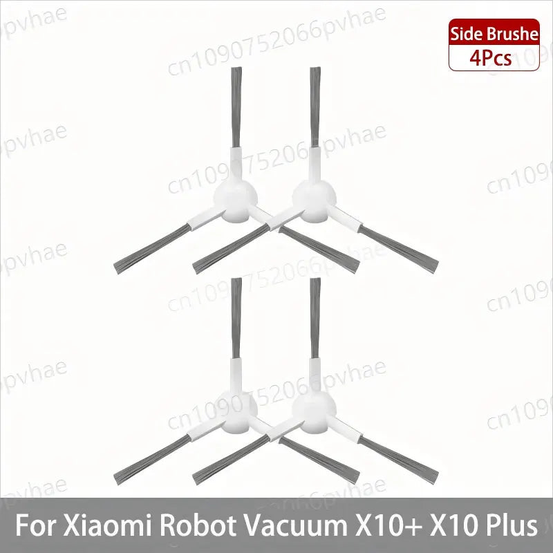 For Xiaomi Robot Vacuum X10+ / X10 Plus Parts Accessories Main Brush Side Brush Hepa Filter Mop Cloth Dust Bag Replacement Spare