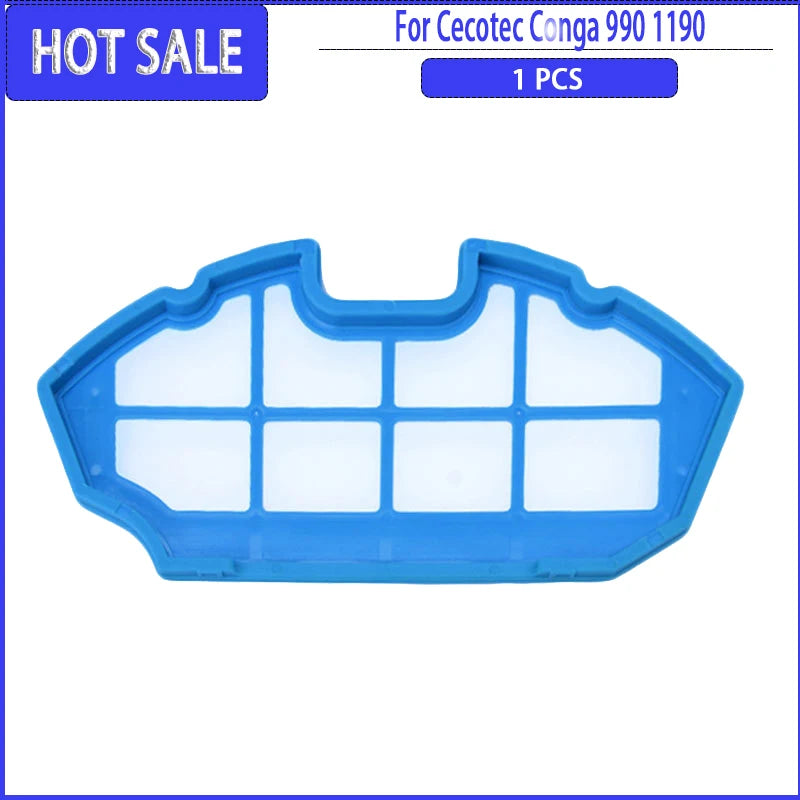 For Cecotec Conga 990 1190 Spare Parts Accessories Robot Vacuum Cleaner Replacement Consumables HEPA Filter Central Side Brush