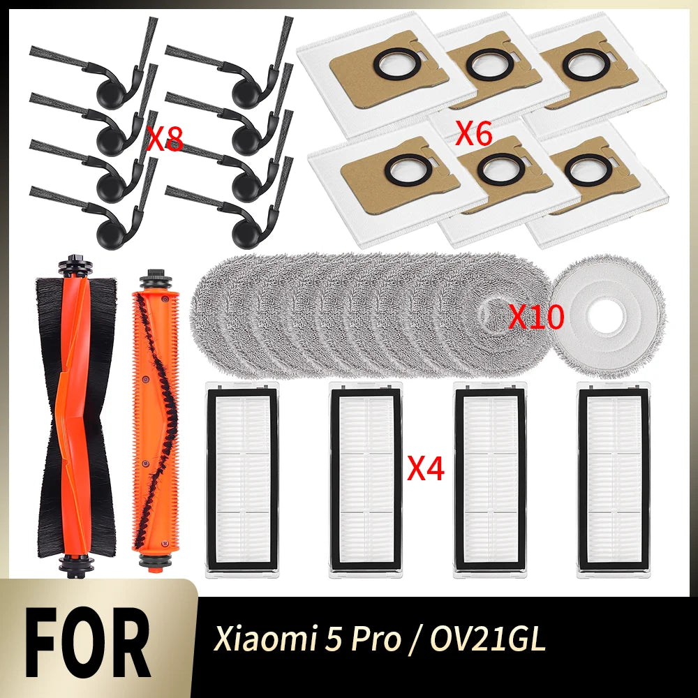 Perfect Fit Replacement Parts For Xiaomi Robot Vacuum 5 Pro 