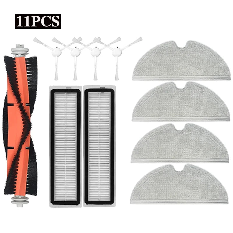 Dreame D9 D9 Max L10 Pro Robot Vacuum Spare Parts Consumables Main Side Brush Hepa Filter Mop Cloth Accessories
