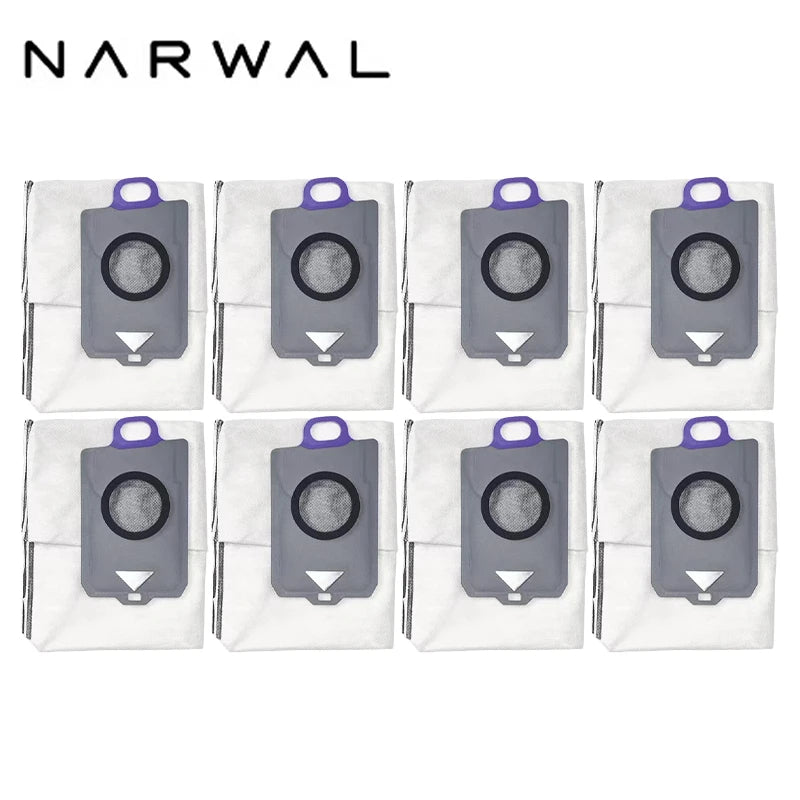 Narwal Freo Z10 Ultra YJCC025 Robot Vacuum Spare Parts Main Side Brushes Mop Cloths HEPA Filters Dust Bags Accessories