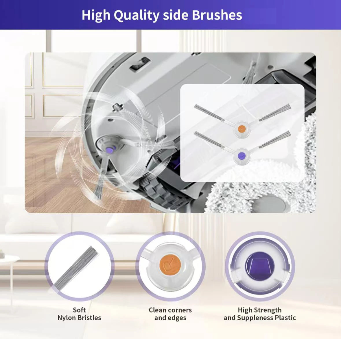 Narwal Freo Z Ultra Robot Vacuum Spare Parts Main Side Brush