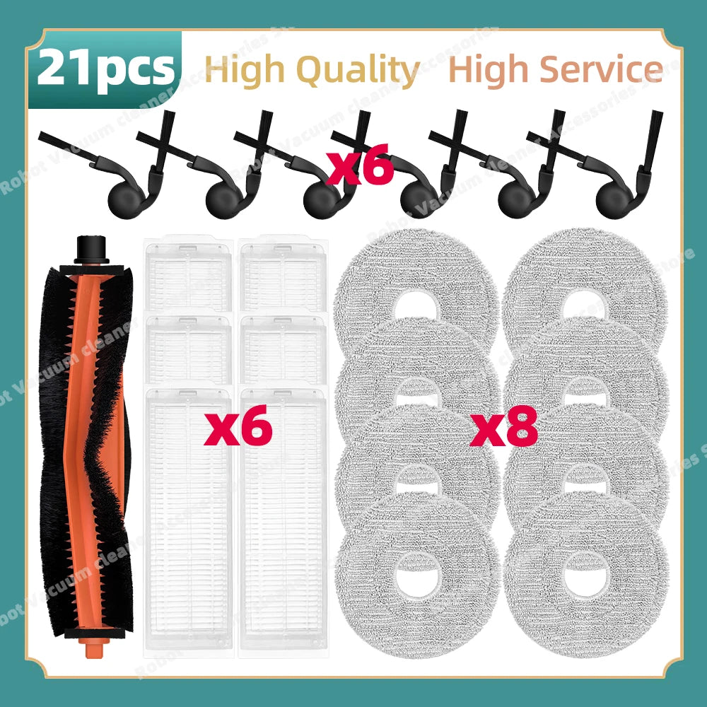 Compatible For Xiaomi Robot Vacuum S40 Pro / OV71GL Vacuum Replacement Parts Main Side Brush HEPA Filter Mop Cloth Accessories
