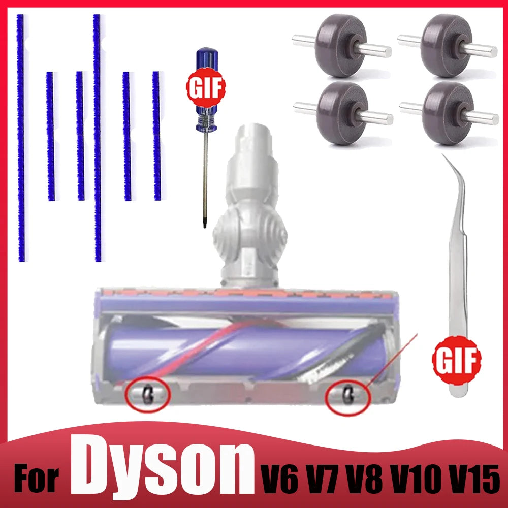 FOR DYSON V6 V7 V8 V10 V11 Direct Drive Head Soleplate Wheel