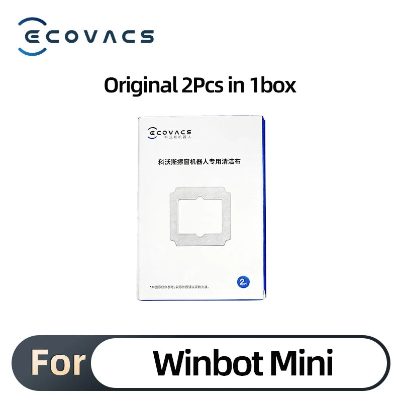 Cleaning Rag for ECOVACS Winbot Mini Window Vacuum Cleaner Robot Washable and Reusable Winbot Mini Mop Pad Accessories
