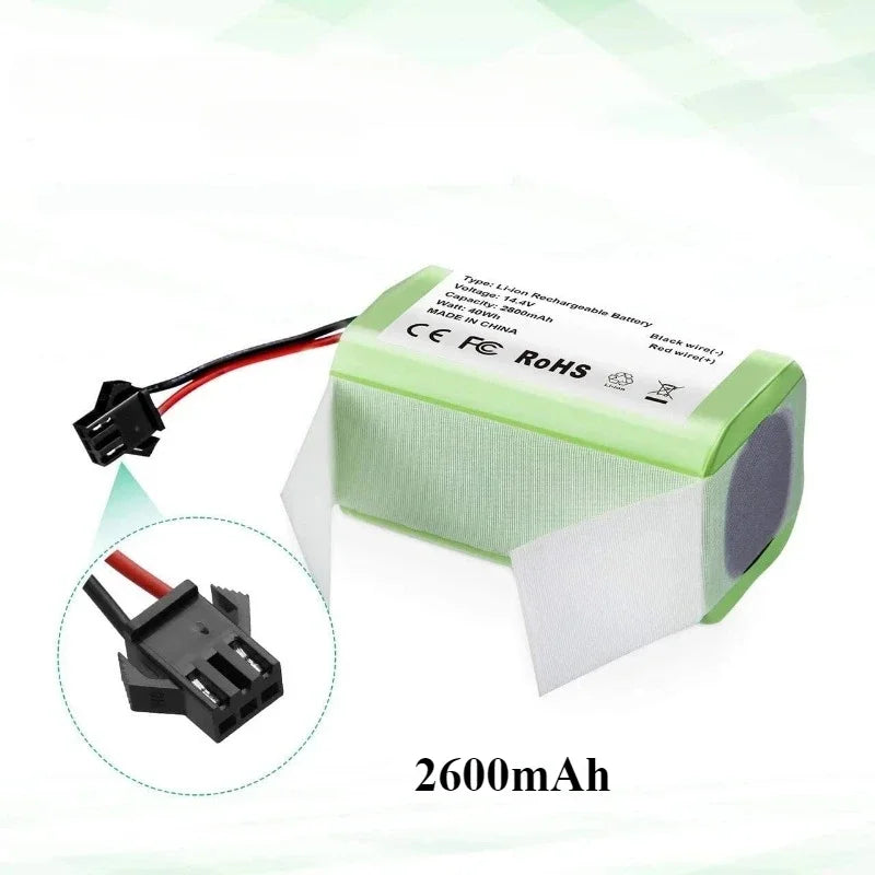 2600mAh/4000mAh Robot Vacuum Cleaner Battery for Conga Excellence 990 Ecovacs Deebot N79S N79 DN622 Eufy Robovac 11S 12 35C X500