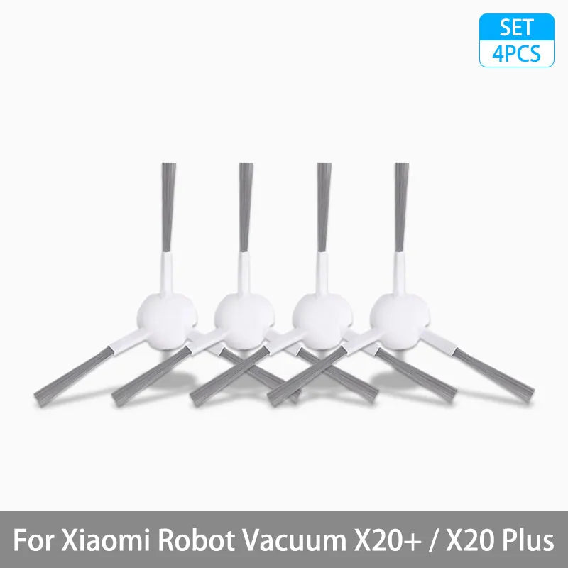For Xiaomi Robot Vacuum X20+ / X20 Plus Parts Accessories Main Brush Side Brush Hepa Filter Mop Cloth Dust Bag Replacement Spare
