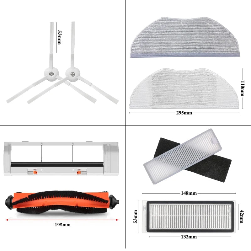 For Xiaomi Mijia G1 MJSTG1 Robot Vacuum Parts Essential Main
