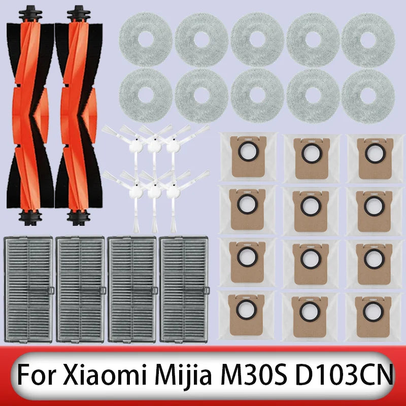 For Xiaomi Mijia M30S D103CN Robot Vacuum Spare Parts Consum