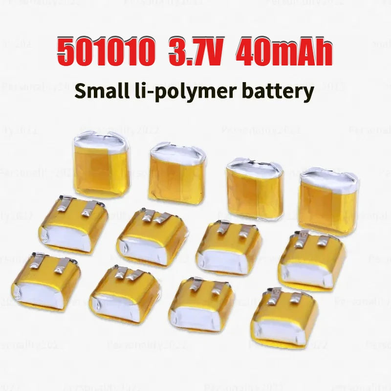 501010 3.7V 40mAh Lipo Rechargeable Polymer Lithium Batterie