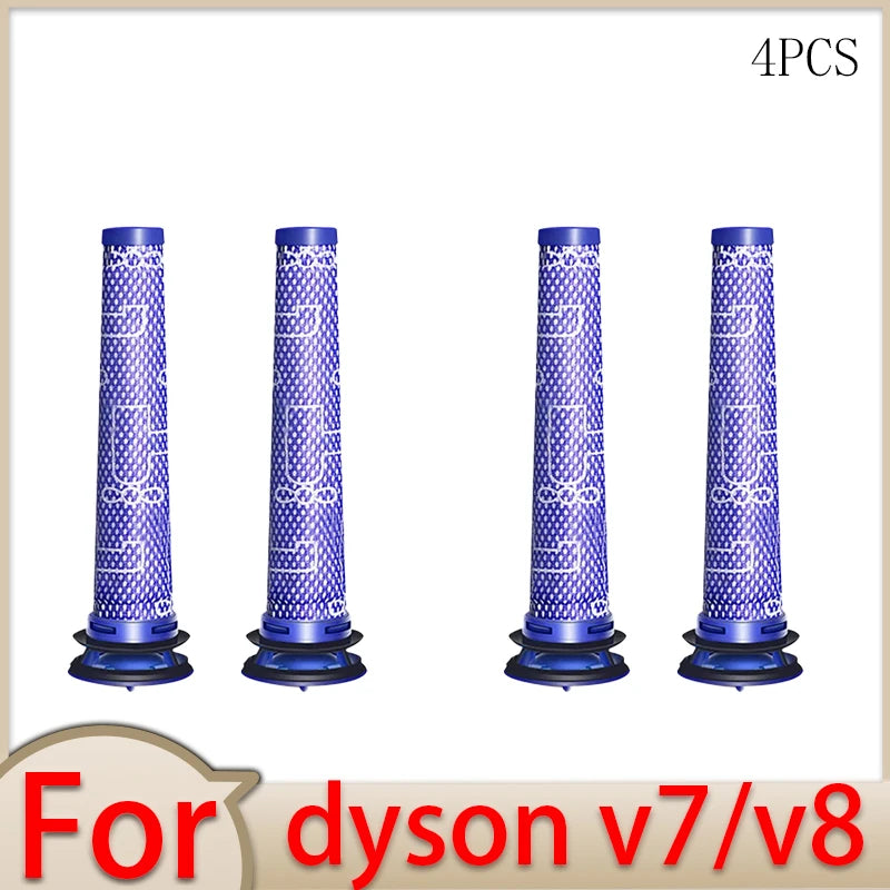 For Dyson V8 V7 Accessories Robot Vacuum Cleaner Washable Filter Replacement Spare Parts