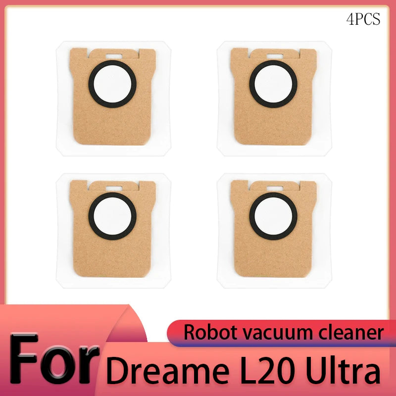 Dreame L20 Ultra Robot Vacuum Cleaner Accessories Main Brush Side Brush HEPA Filter Mop Cloths Dust Bag Spare Par