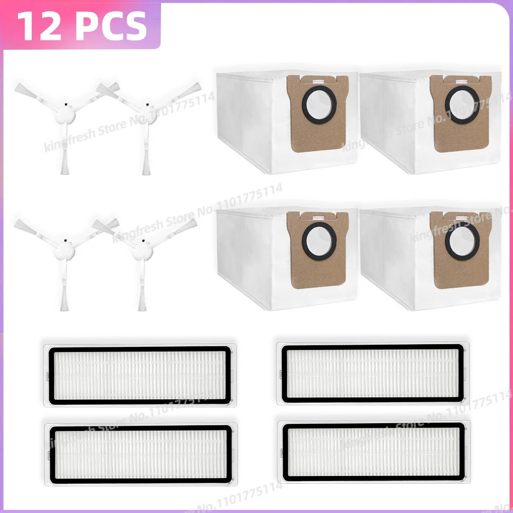 Fit For ( Xiaomi Robot Vacuum H40 / OV51 ) Vacuum Parts Dust Bag Main Roller Side Brush Mop Cloth HEPA Filter Accessories