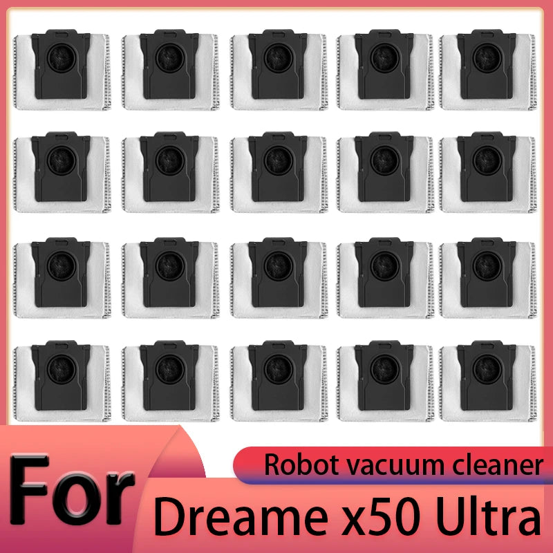 Dreame X50 Ultra Robot Vacuum Cleaner Accessories Main Brush Side Brush HEPA Filter Mop Cloths Dust Bag Spare Parts