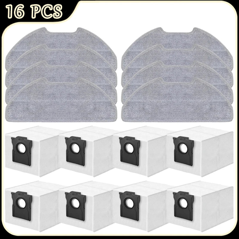 For Dreame D20 Air Plus/F21/F21 Plus/F20/F20 Plus Robot Vacuum Accessories Main Side Brush Filter Mop Dust Bag Replacement Parts