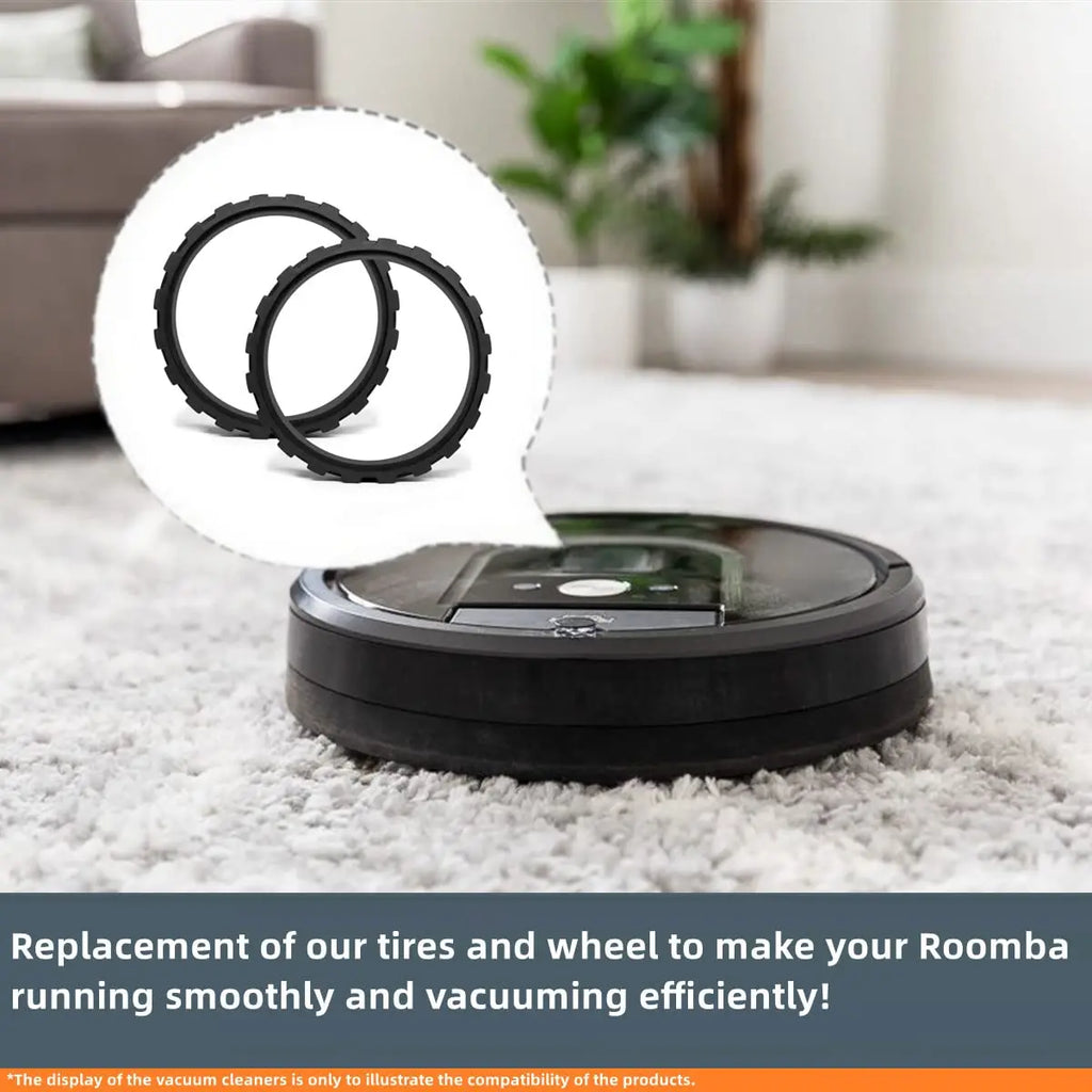Replacement Tires for IRobot Roomba Vacuum 500 600 700 800 9