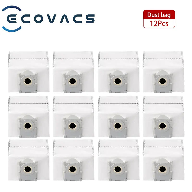 ECOVACS T50 PRO OMNI /T50PRO / T50 OMNI Robot Vacuum Spare Parts Main Side Brushes Mop Cloths HEPA Filters Dust Bags Accessories