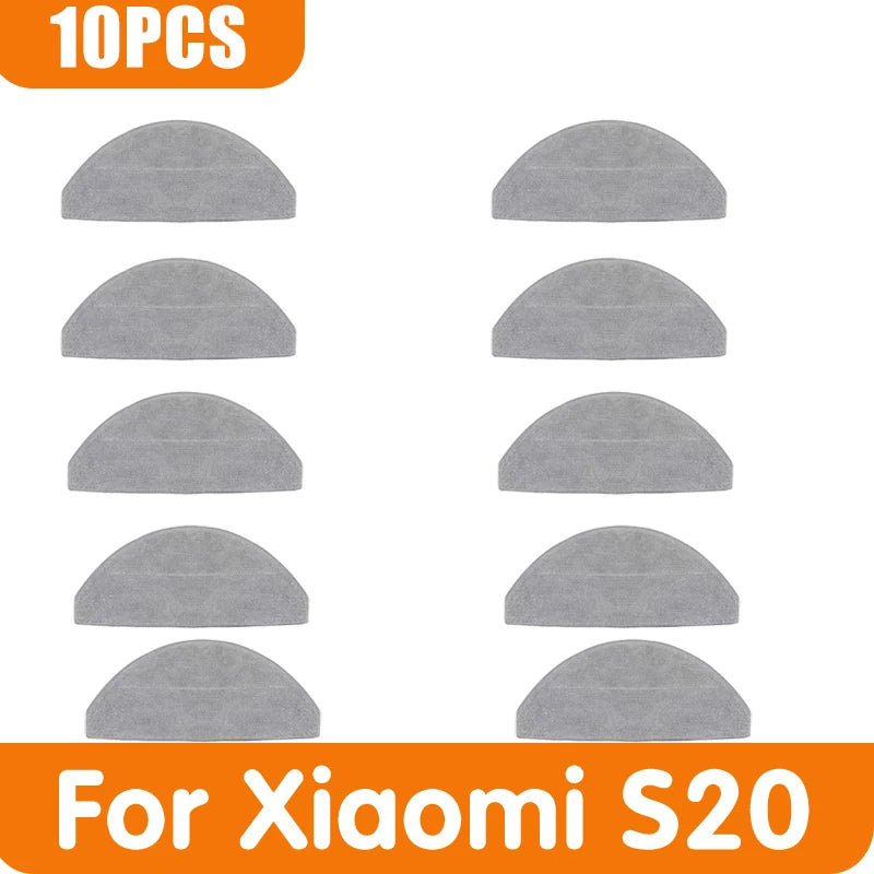 For Xiaomi Vacuum cleaner S20 / D106 E12 E10 B112 Accessories Replacement Main Side Brush Mop Cloth Filter Part