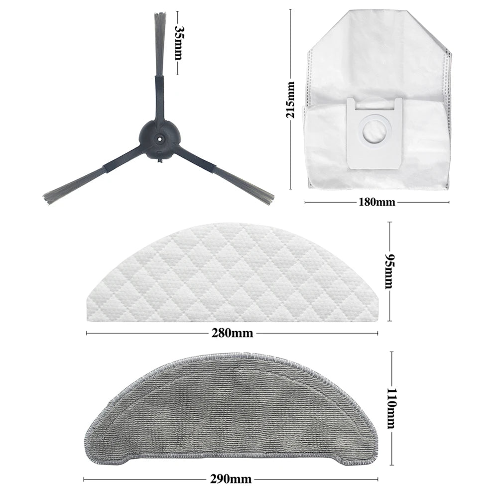 For Roidmi Eve Plus SDJ01RM Robotic Vacuum Cleaner Spare Par