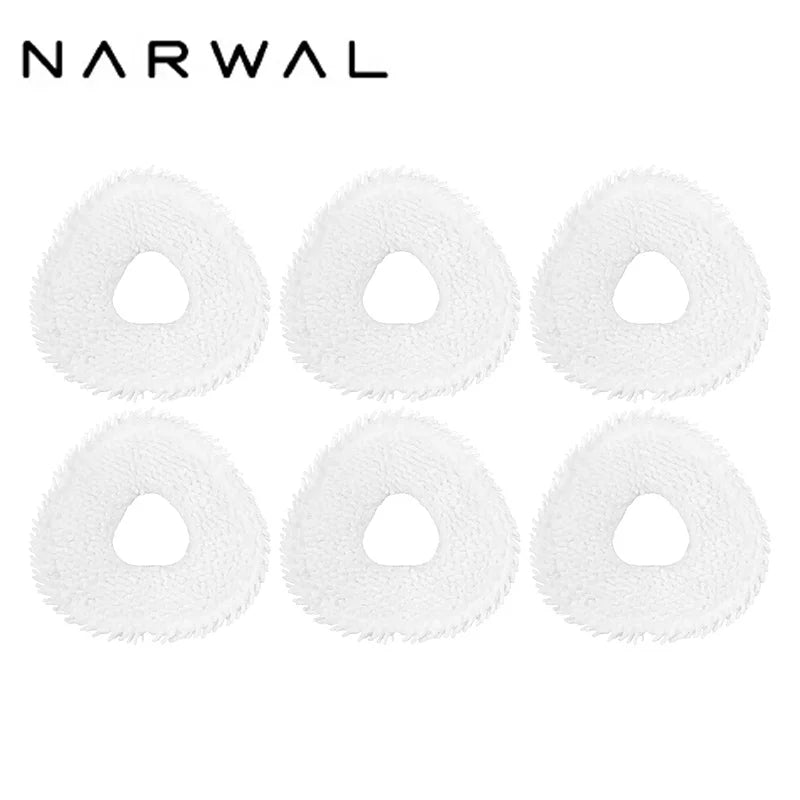 Narwal Freo Z Ultra Robot Vacuum Spare Parts Main Side Brushes Mop Cloths HEPA Filters Dust Bags Accessories
