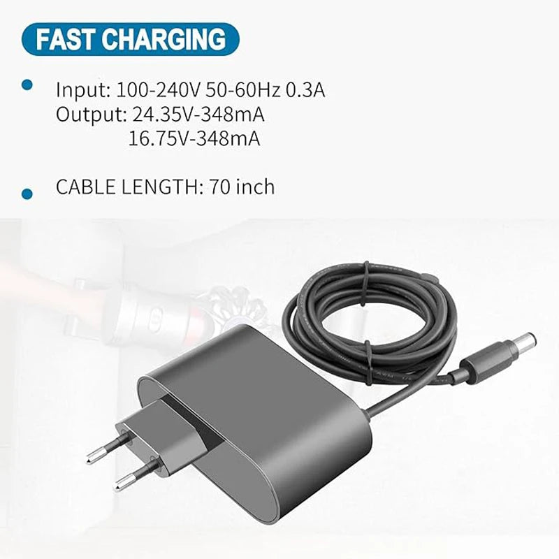 16.75V/24.35V 0.348A Charger For Dyson DC30 DC31 DC34 DC35 D