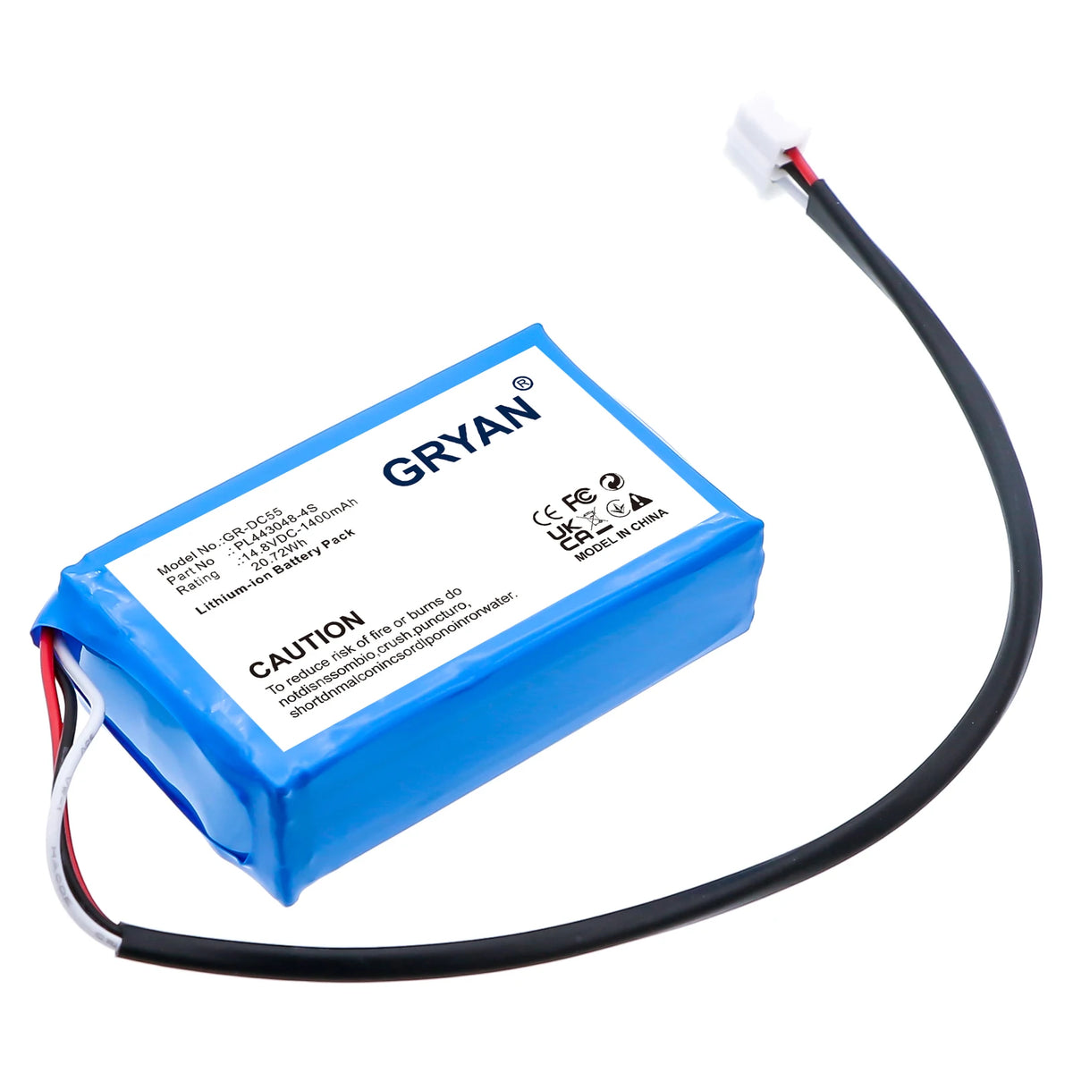 14.8V 1600mAh Li-Ion Battery For HUTT W55 W66 DDC55 DDC51 DD