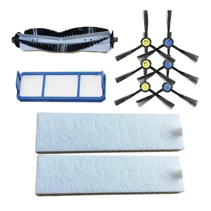 Robot Cleaner Main Roller Brush Cover Side Brush HEPA Filter Mop Cloth for ZACO Ilife A10s L100 A10 Robot Vacuum Cleaner Parts