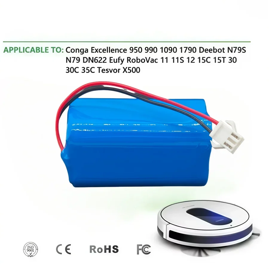 6800mah 14.4V Battery For eufy RoboVac 15C 15T 25C 30 30C 35