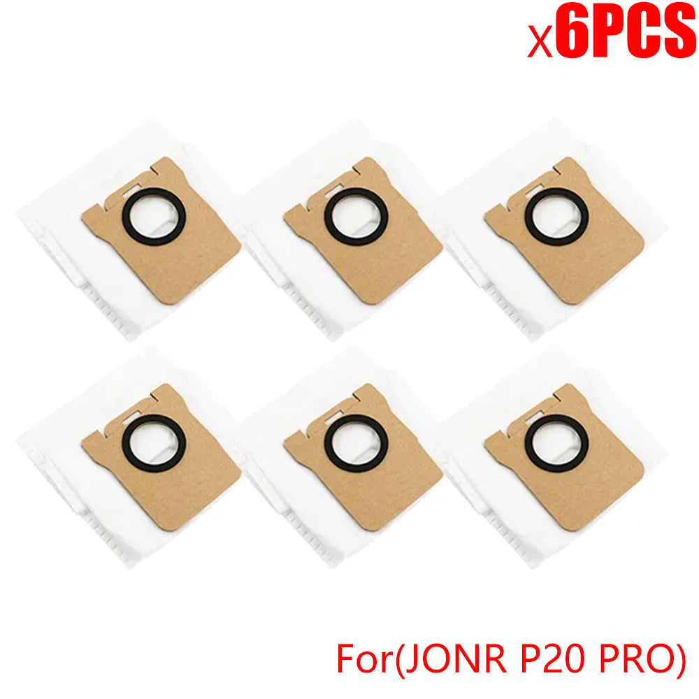 For JONR P20 PRO Vacuum Robot Accessories Side Brush Mop Cloth Dust Bag Efficient Microfiber Spare Cleaning Parts Replacement