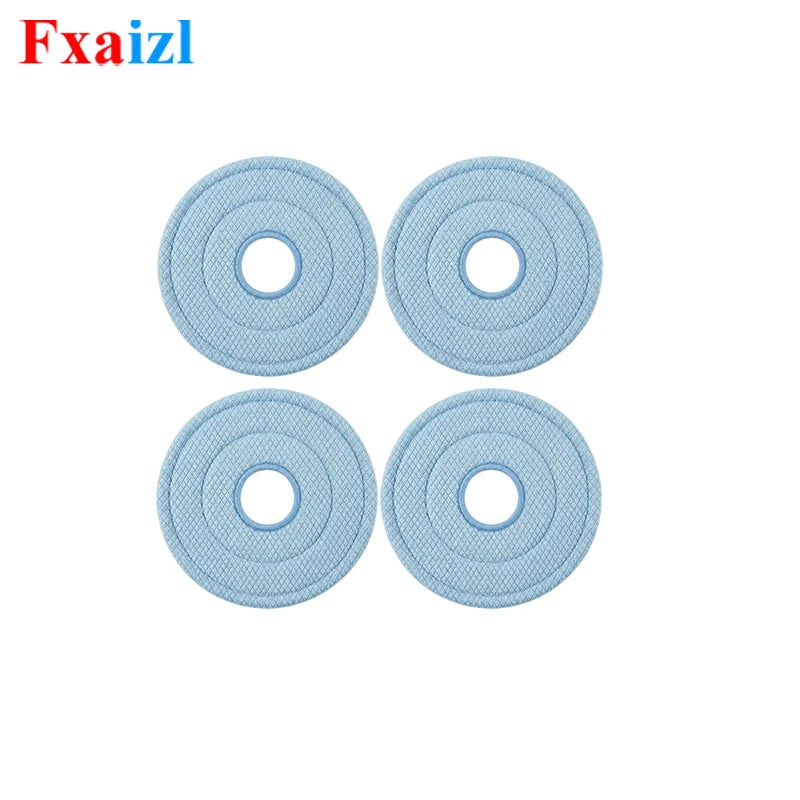 2/4/6/10/12PCS Fish Scale Microfiber Mop Cloth For Xiaomi B101CN X10+ S10+ Dreame S10 Pro L10S Ultra X10 /Omni Mop 2 C102CN