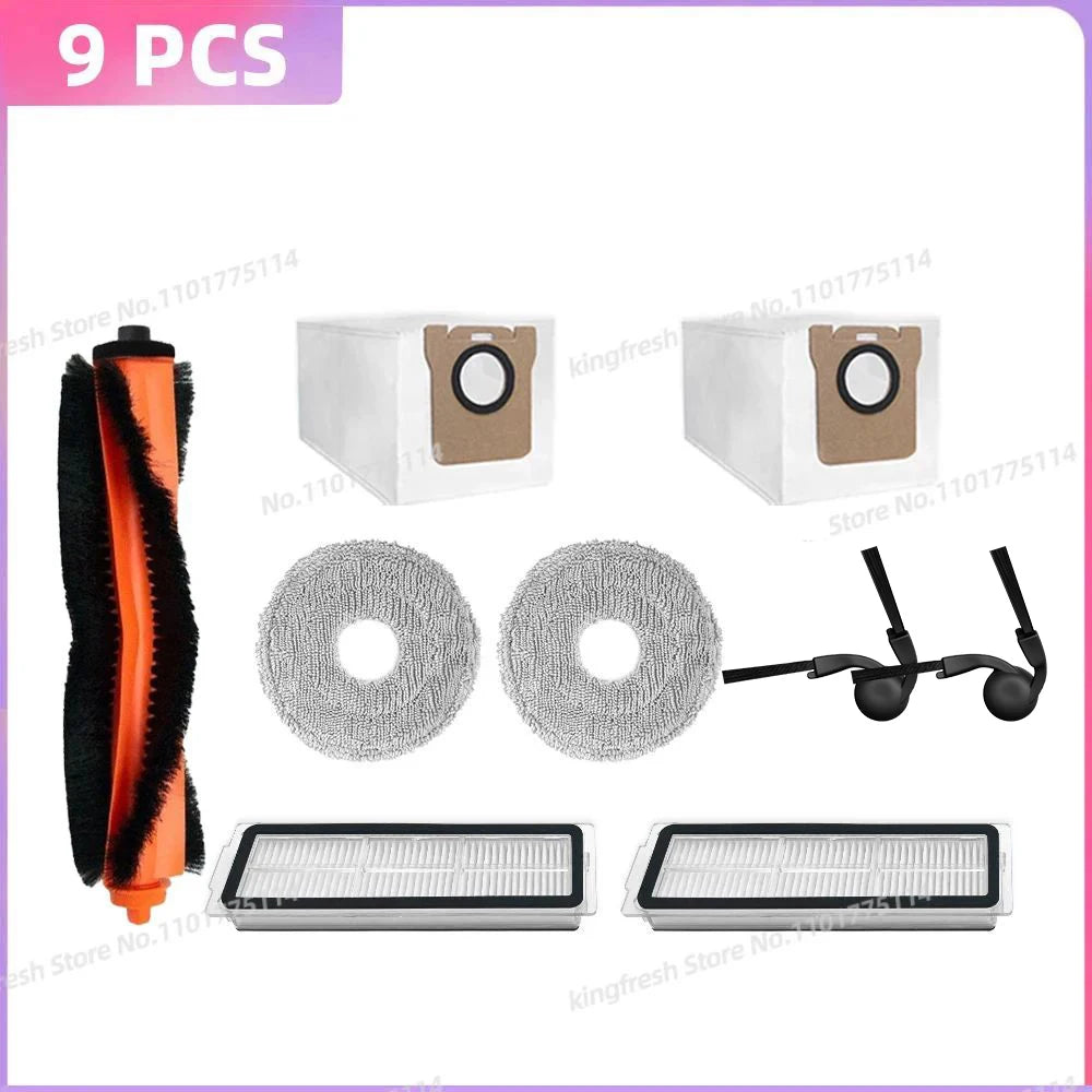 Fit For ( Xiaomi Mijia 5C /OV42CN Xiaomi Robot Vacuum H50 / H50 Pro ) Vacuum Parts Main Side Brush Filter Mop Cloth Dust Bag