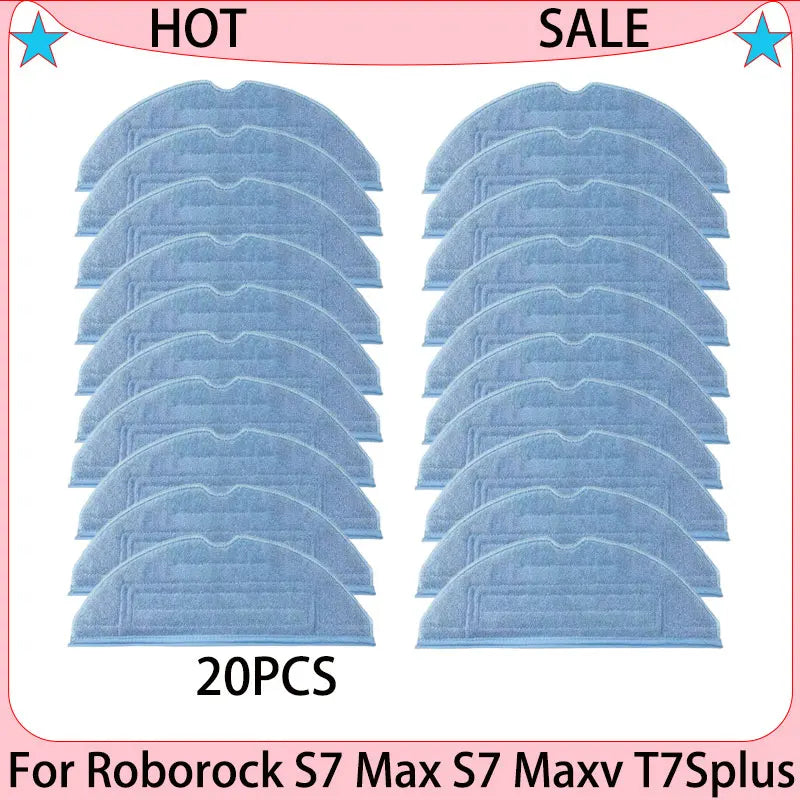 For Roborock S7 Max S7 Maxv T7Splus Vacuum Robot Replaceable Mop Cleaning Cloth Accessories