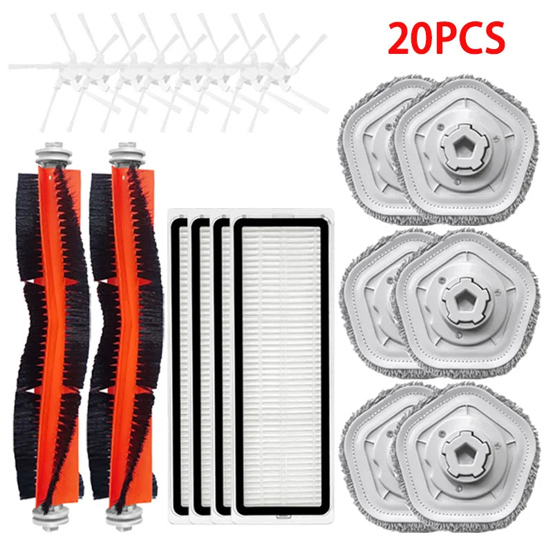 For Dreame Bot W10 / W10 Pro Accessories Robot Vacuum Cleaner HEPA Filter Main Side Brush Mop Cloth Pad Replacement Parts