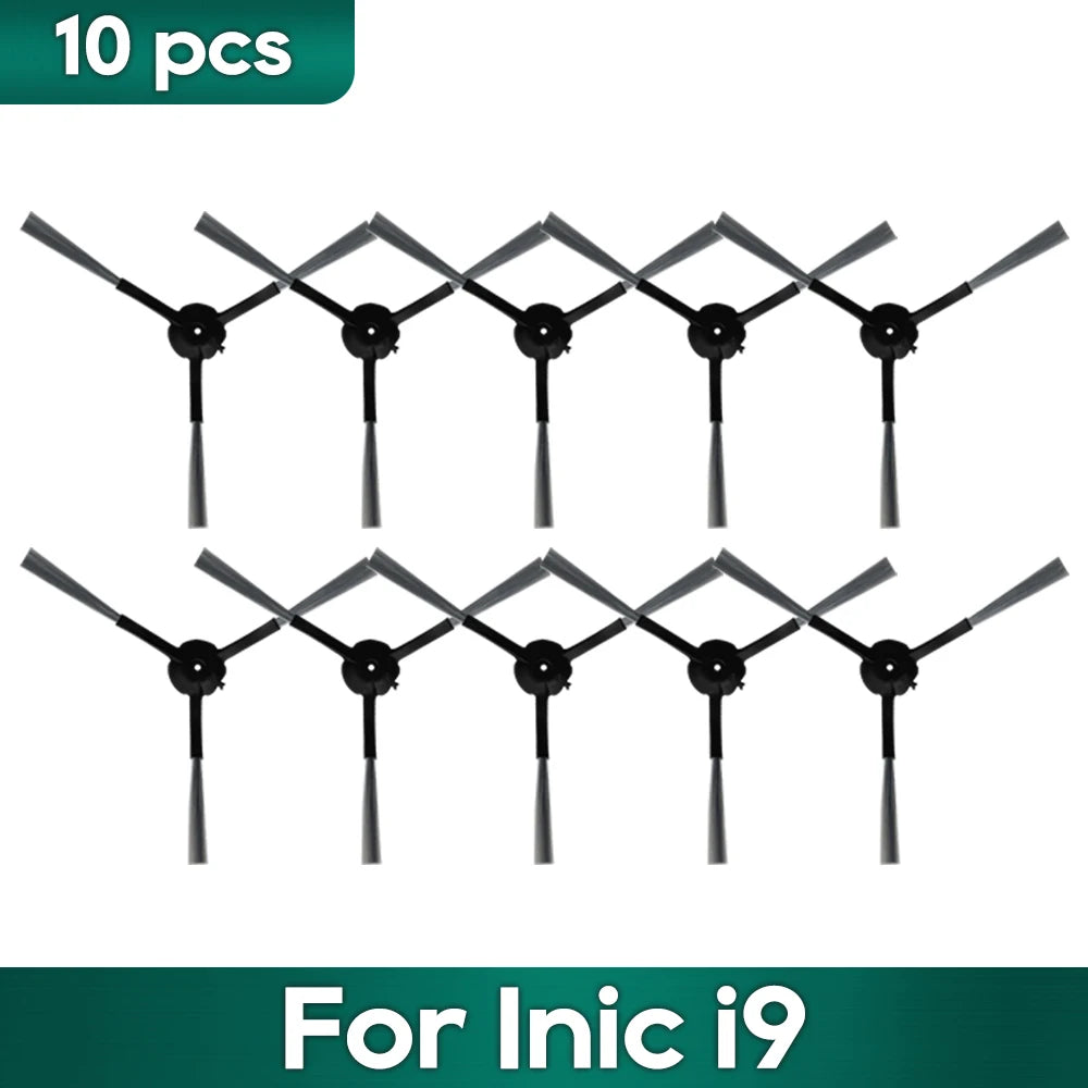 Compatible For Inic i9 아이닉 i9 Robot Vacuums Replacement Spare Parts Kit Accessories Main Side Brush Hepa Filter Mop Cloth Wipe
