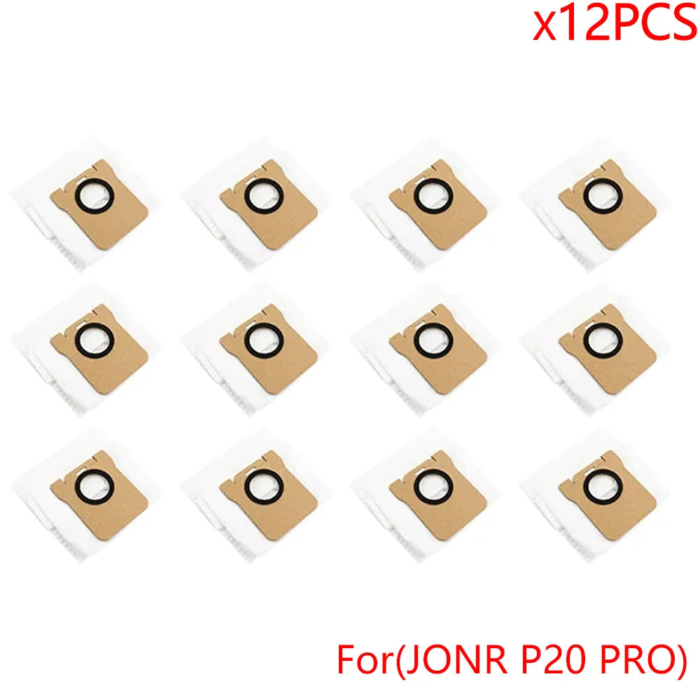 For JONR P20 PRO Vacuum Robot Accessories Side Brush Mop Cloth Dust Bag Efficient Microfiber Spare Cleaning Parts Replacement