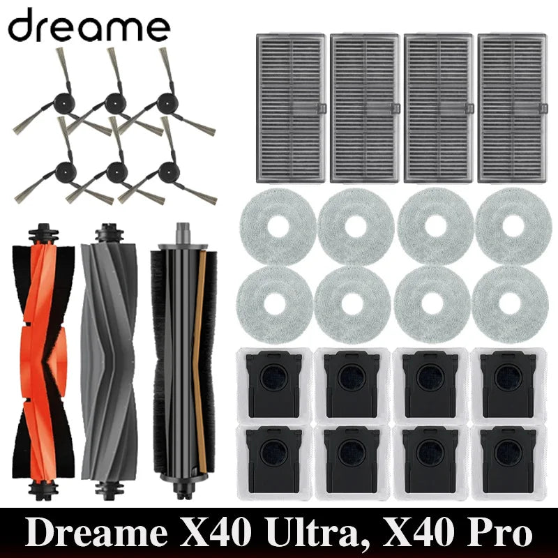 Dreame X40 Ultra / X40 Pro Robot Vacuum Spare Parts Main Sid