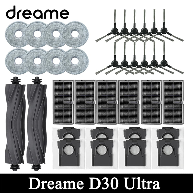 Dreame D30 Ultra Robot Vacuum Cleaner Replacement Accessorie