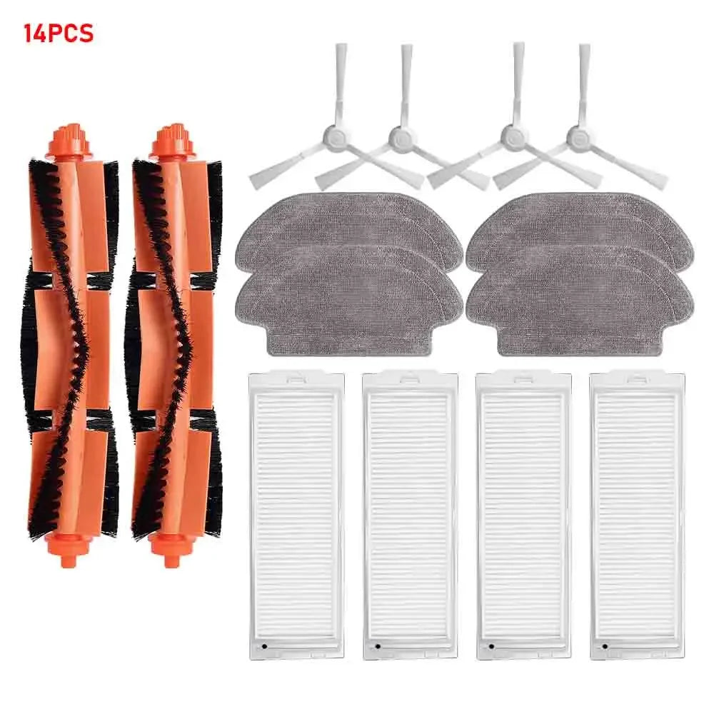 Replacement Parts For Xiaomi Robot Vacuum Mop P Pro 2S/XMSTJQR2S/3C B106CN S10 S12 T12 B106GL Main Side Brush Filter Mop Cloth