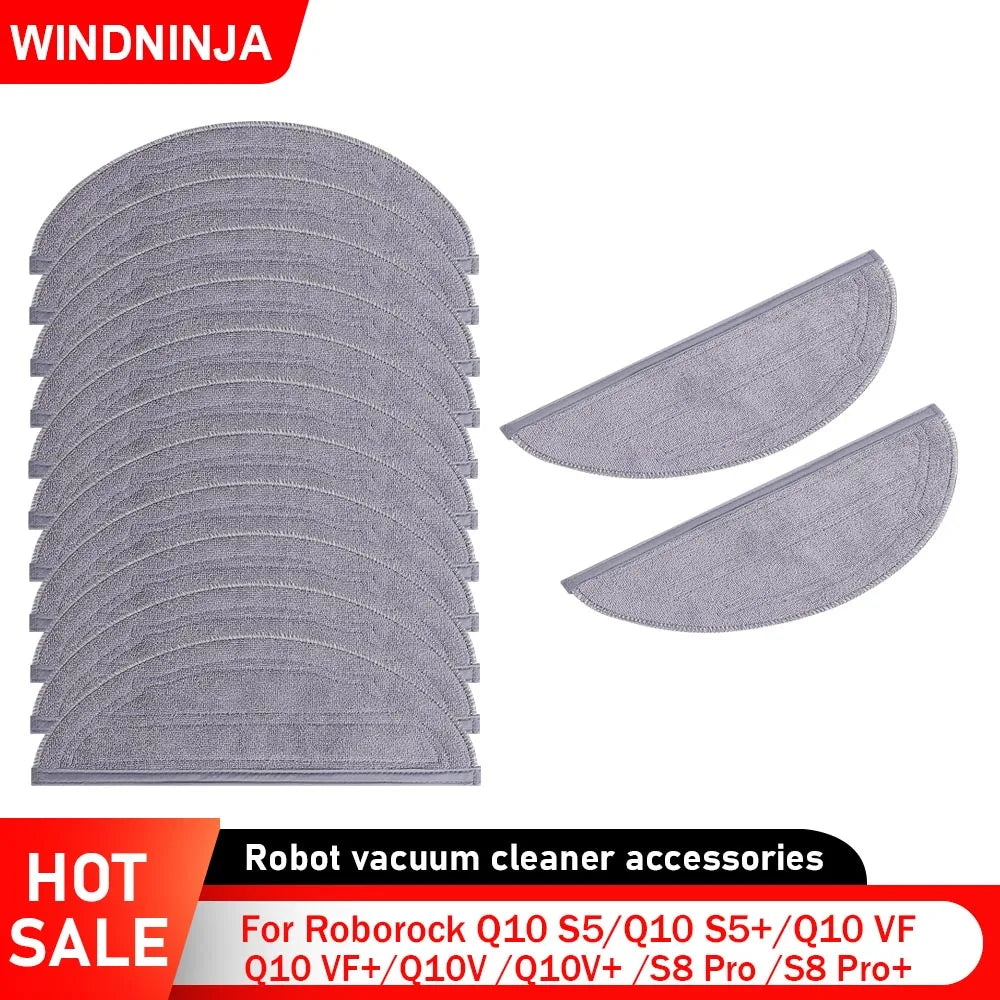 Washable Mop Pads For Roborock Q10V/Q10V+/S8 Pro /S8 Pro+/Q1