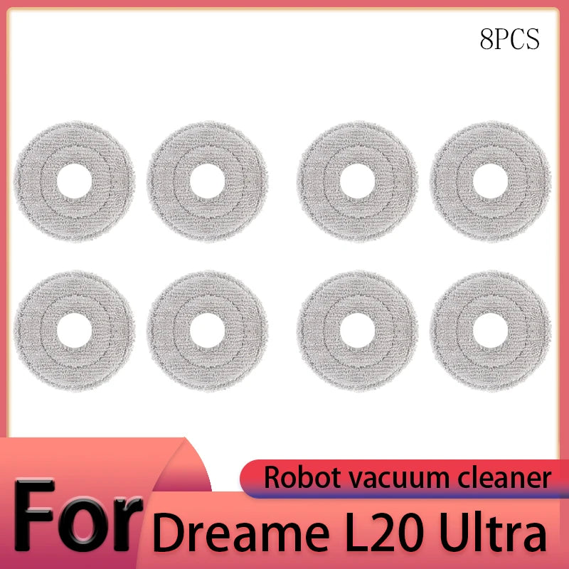 Dreame L20 Ultra Robot Vacuum Cleaner Accessories Main Brush Side Brush HEPA Filter Mop Cloths Dust Bag Spare Par