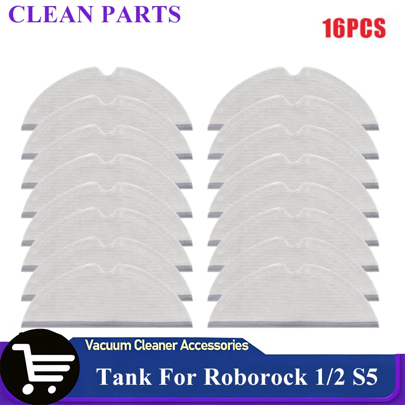 Water Tank Mop For ( Roborock 1/2 S5 S50 S51 S55 S6 S60 S65 E25 E35 E20 C10 T4 T6 Mi ) Vacuums Cleaner Mop Cloth Parts