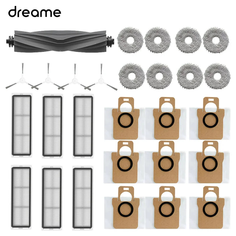 Dreame Bot L10s Ultra / L10 Ultra Robot Vacuum Cleaner Accessories Mop Dust Bag Main Brush Side Brush Hepa Filter Replacement