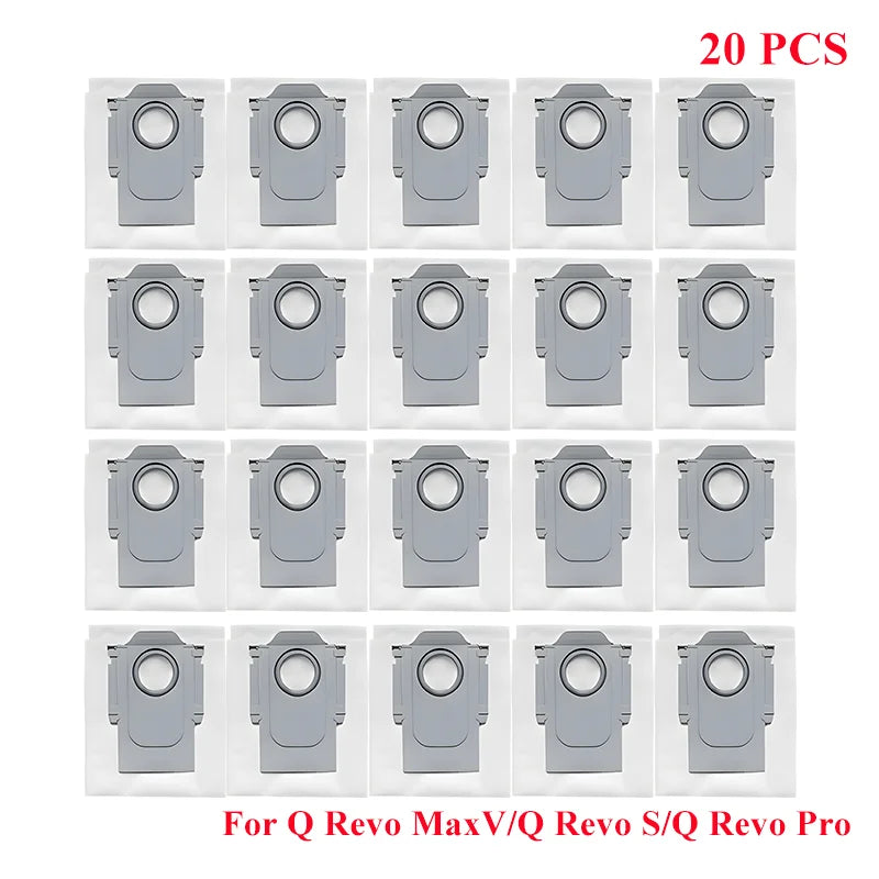 Accessories For Roborock Q Revo MaxV/Q Revo S/Q Revo Pro Vacuum Cleaner Part Main Brush Mop Cloth Dust Bag Mopping Cloth Pad