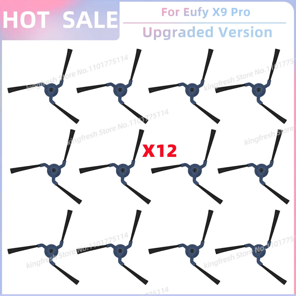 Compatible For Eufy X9 Pro Robot Vacuum Replacement Parts Main Roller Side Brush Hepa Filter Mop Cloth Pad Accessories
