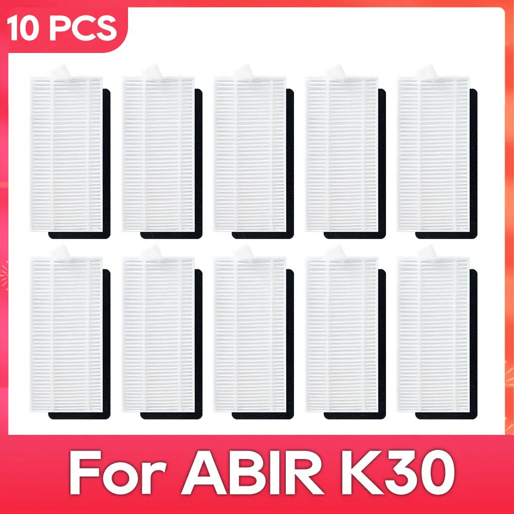 Fit For ( ABIR K30 / K20 )Part Accessory Side Brush Filter Mop Robot Vacuum Cleaner Kit Consumable Replacement