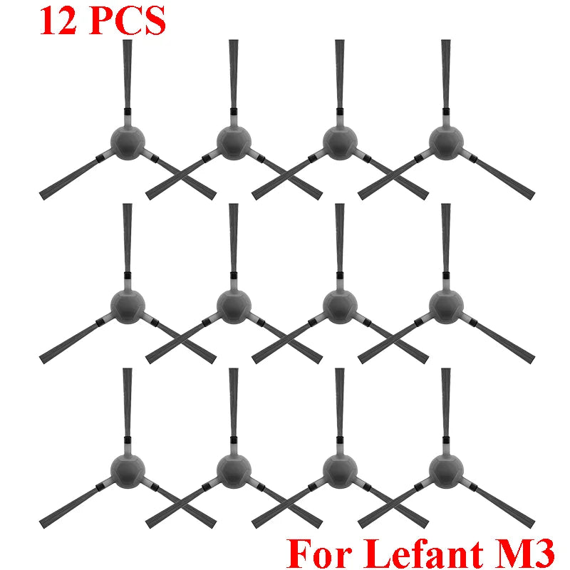 Accessories For Lefant M3 / M3 MAX / M3L HEPA Filters Robot Vacuum Cleaner Main Side Brush Mop Cloth Pads Dust Bags