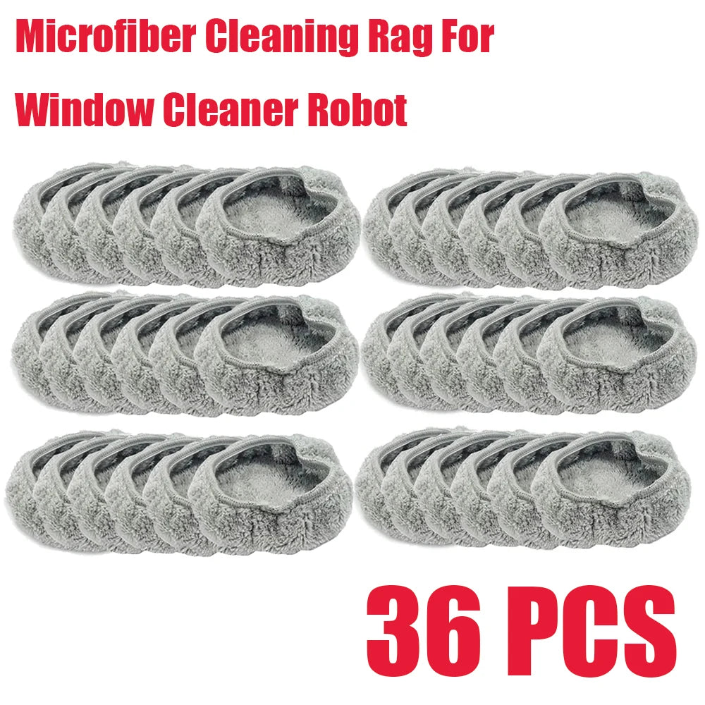 Microfiber Cleaning Rag For Window Cleaner Robot Reusable 14.5cm Mops For Universal Round Robot Vacuum Cleaner Towel Dust Cloth