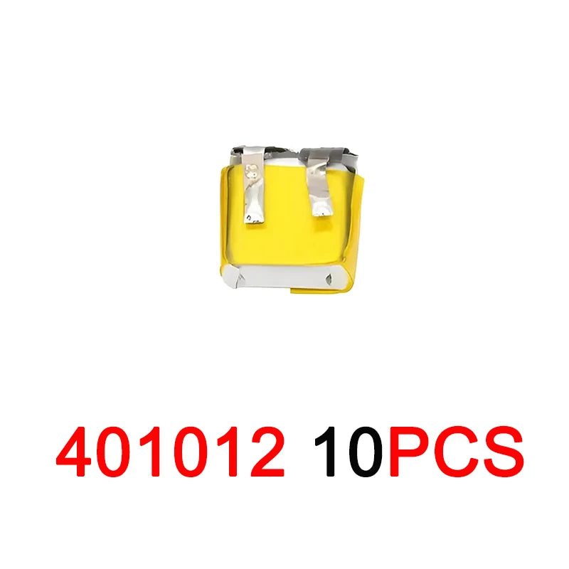 401012/501012 3.7V Battery 401012 3.7V 30mAh/40mAh Rechargeable Lithium Battery for Bluetooth Headsets Small Electronics
