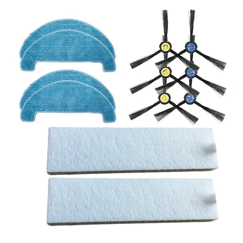 Robot Cleaner Main Roller Brush Cover Side Brush HEPA Filter Mop Cloth for ZACO Ilife A10s L100 A10 Robot Vacuum Cleaner Parts