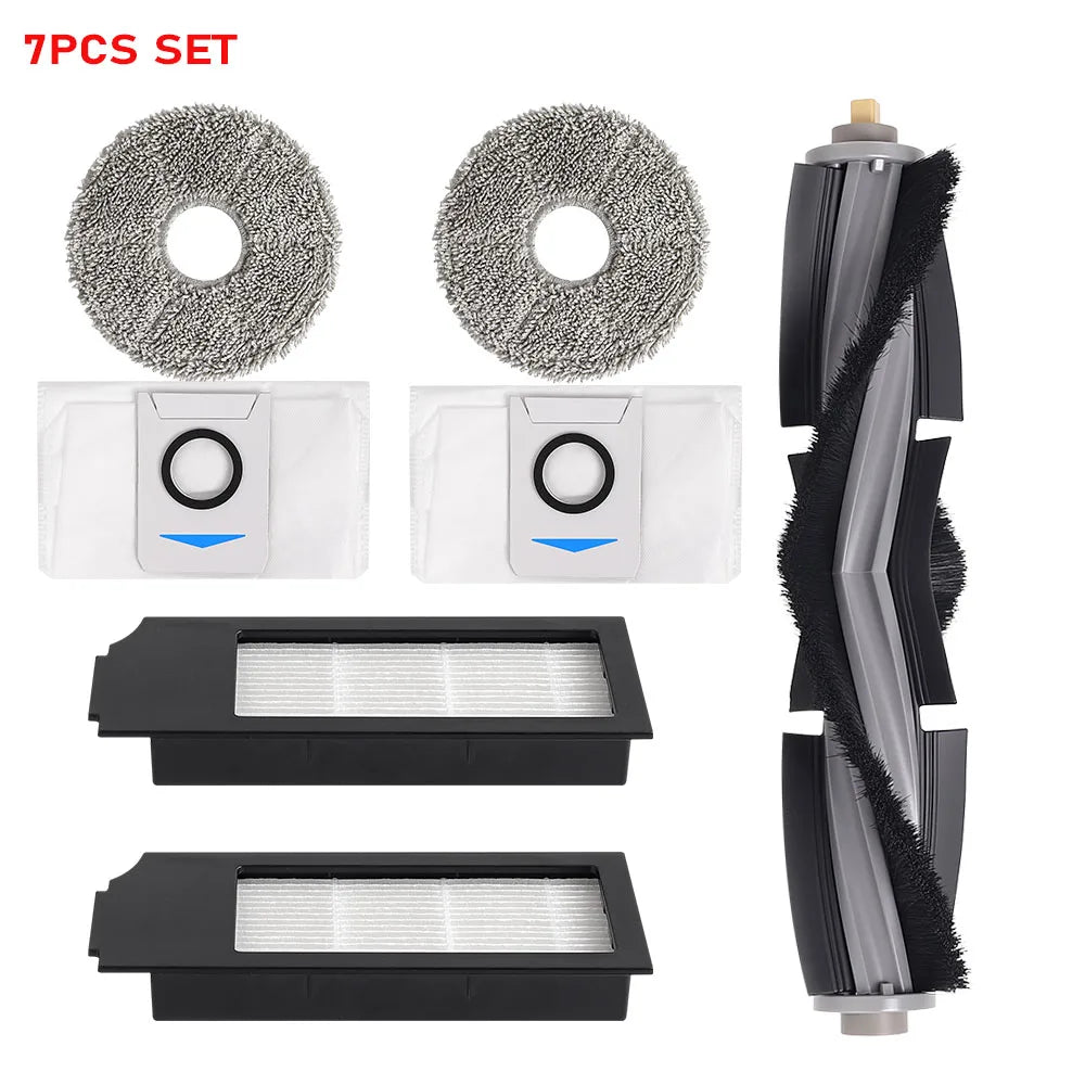 For Ecovacs Deebot X1 OMNI/TURBO T10 OMNI/TURBO/X1S PRO Dust Box Main Side Brush Hepa Filter Mop Rag Dust Bags Mop Cloths Parts